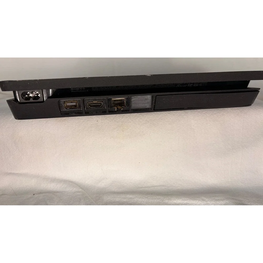 UNTESTED Sony PlayStation 4 PS4 Slim Home Gaming Console Jet Black CUH-2015A/B
